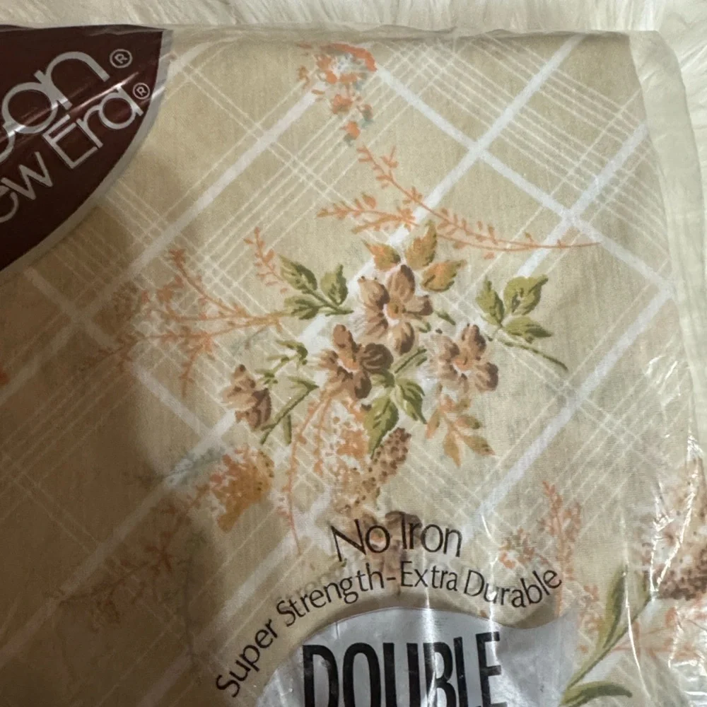 Vintage Thomaston New Era Double Flat sheet No Iron New in package Made in USA